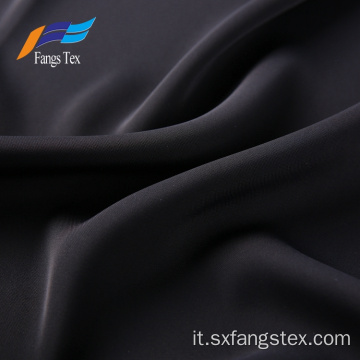 Tessuto Abaya arabo nero formale in raso di poliestere Fursan